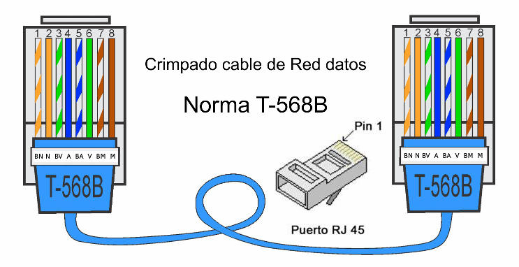 Orden de conexiones RJ45