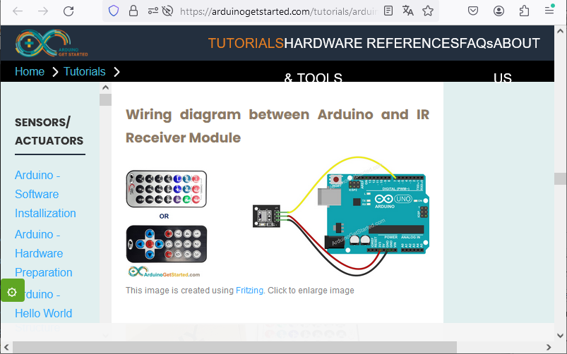 TUTORIAL DIYables IRcontroller